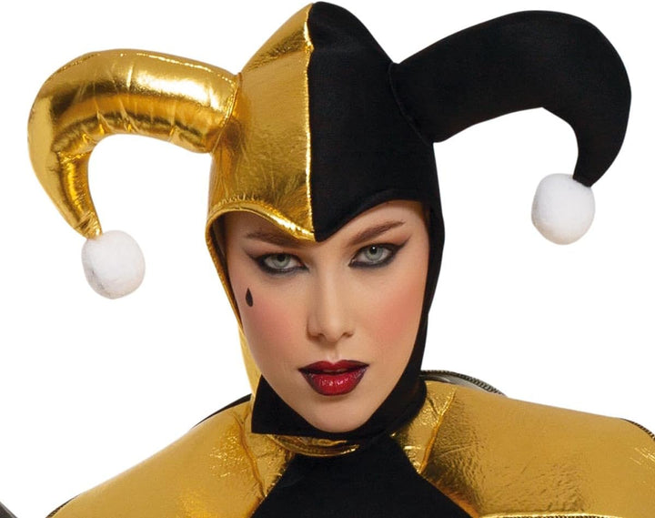 FIESTAS GUIRCA, S.L. Goldenes Harlekin Kostüm für Damen, L