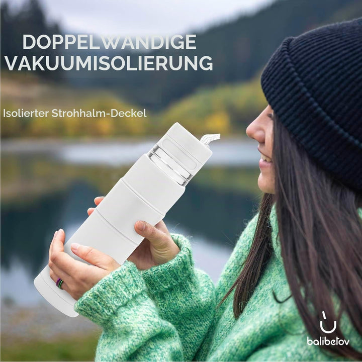 BALIBETOV - Neu - Edelstahl AutoMate - Thermobehälter, Mate Cup und Bombilla in Einem - Sie Müssen N