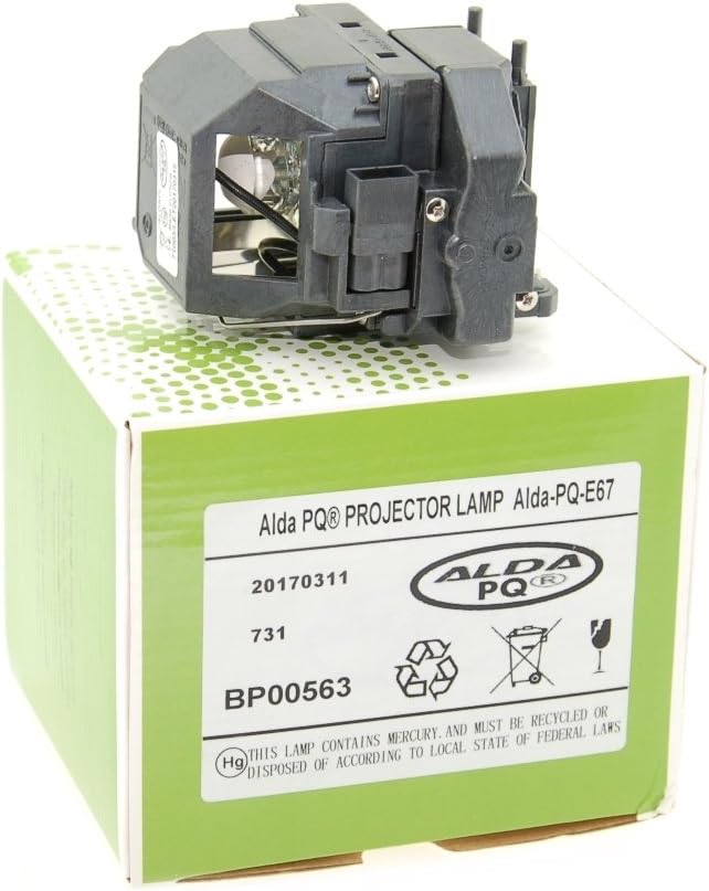 Alda PQ-Premium, Beamerlampe / Ersatzlampe für EPSON EH-TW550 Projektoren, Lampe mit Gehäuse