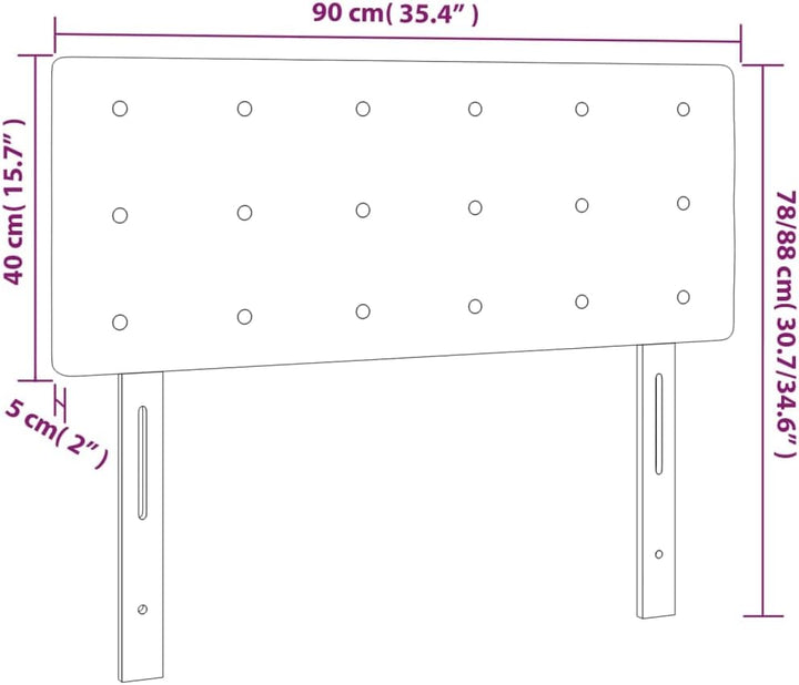 vidaXL Kopfteil, Bettkopfteil mit Holzbeinen, Höhenverstellbar Polsterkopfteil für Bett, Betthaupt B