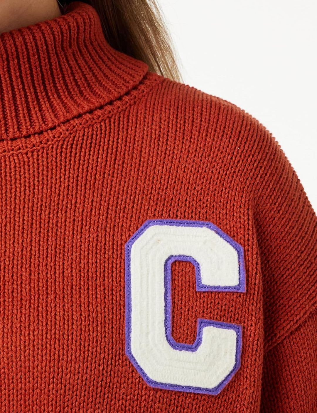 Champion Damen Pullover M Ockerrot, M Ockerrot