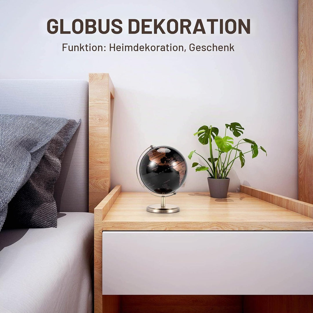 HADIIH Welt Globus Bild Karten Globus für Haus Tisch Schreibtisch Ornamente Geschenk BüRo Haus Dekor