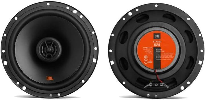 2 koaxiallautsprecher 2 Wege kompatibel mit JBL STAGE2 624 6,5" 16,50 cm 165 mm 40 watt rms 240 watt