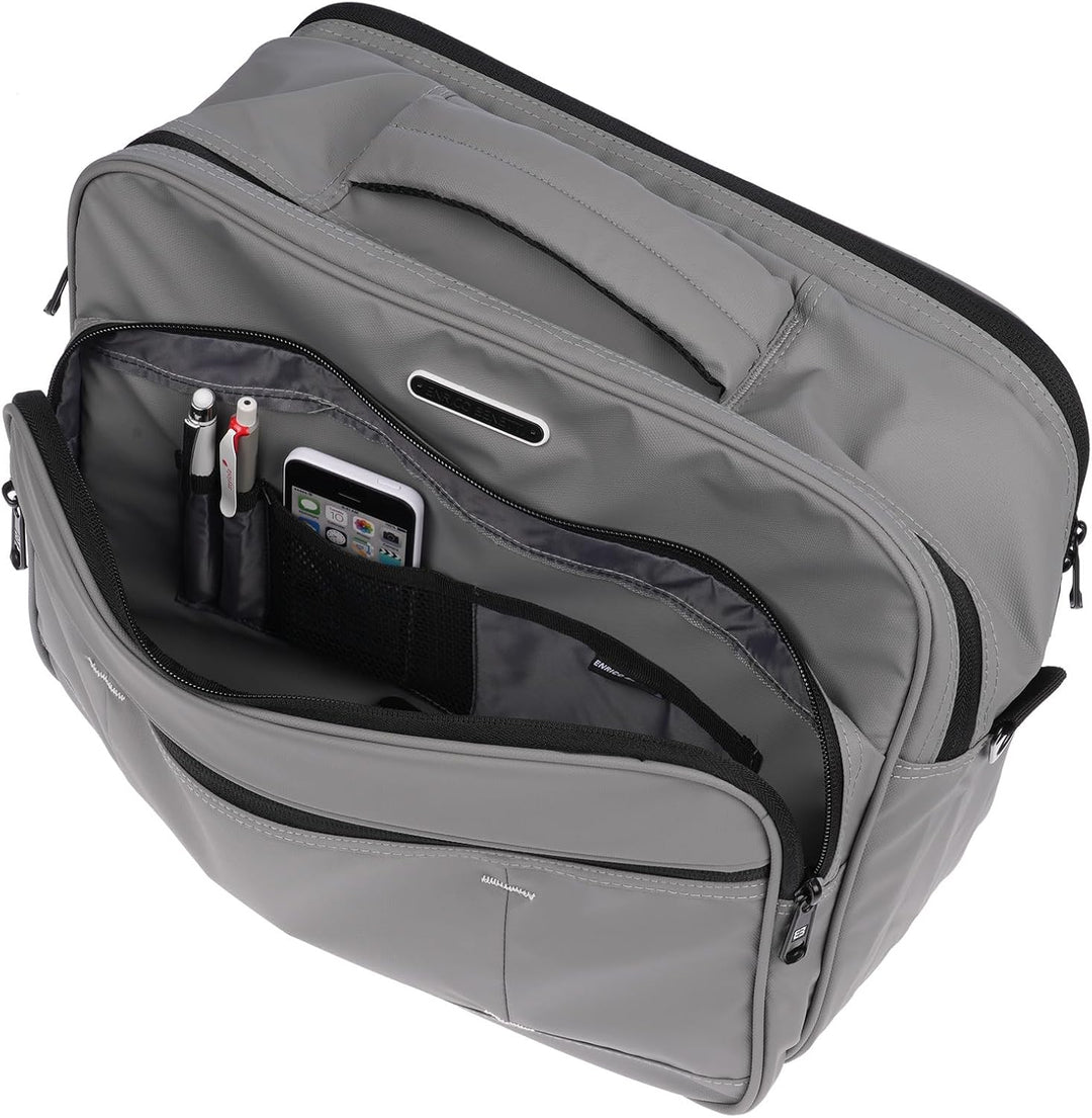 Christian Wippermann XXL Herren Umhängetasche Flugbegleiter Tasche Messenger Arbeitstasche 17 Zoll L
