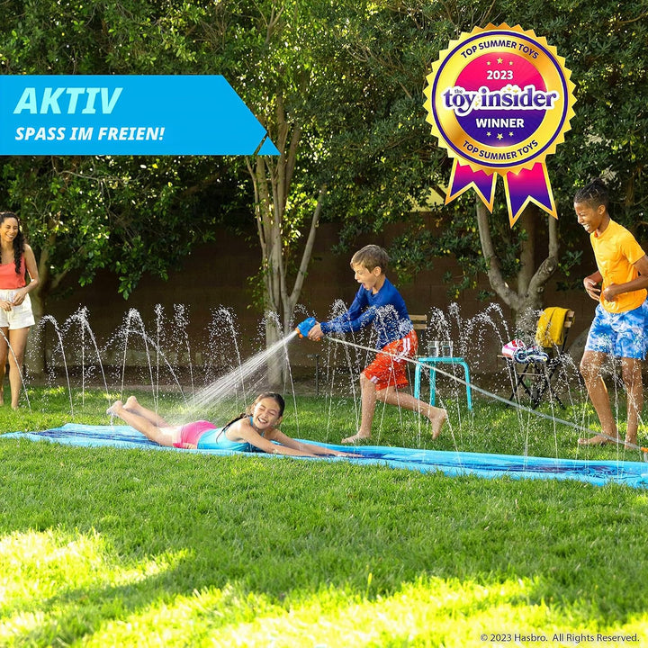 NERF Super Soaker Blast Wasserrutsche - Die ultimative 4,6 m Outdoor-Rutsche für Kinder - Inklusive