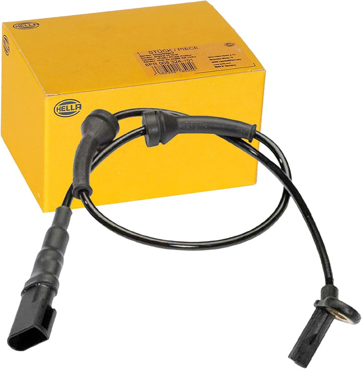 HELLA 6PU 009 106-681 Sensor, Raddrehzahl - 12V - Vorderachse beidseitig - Kabel: 560mm