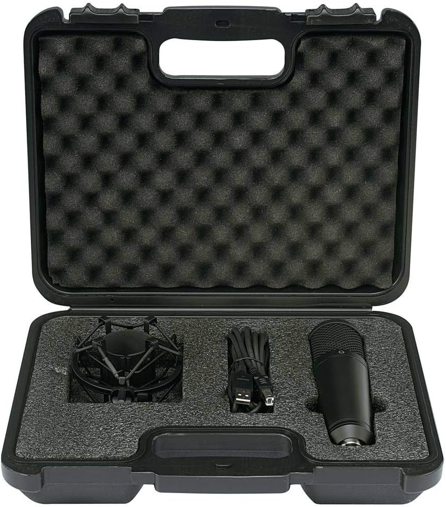 Renkforce CU-4 USB-Studiomikrofon Kabelgebunden inkl. Kabel, inkl. Koffer, inkl Spinne