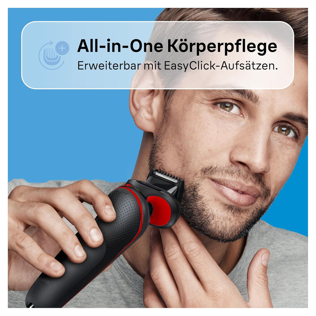 Braun Series 5 Elektrorasierer, EasyClean Rasierer Herren, Wet & Dry, Made in Germany, 51-R1000s, Ro