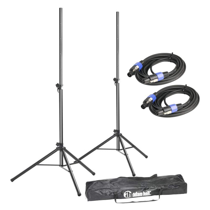 ah Stands SPS023SET2 Boxenständer Set 2 Boxenständer mit Tasche und SPKn Kabel