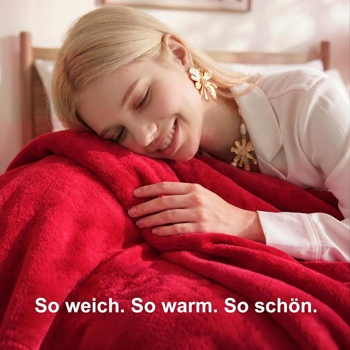 WAVVE Kuscheldecke Flauschig Decke Fleecedecke - Sofadecke Klein Wohndecke Couchdecke, Decke Sofa We