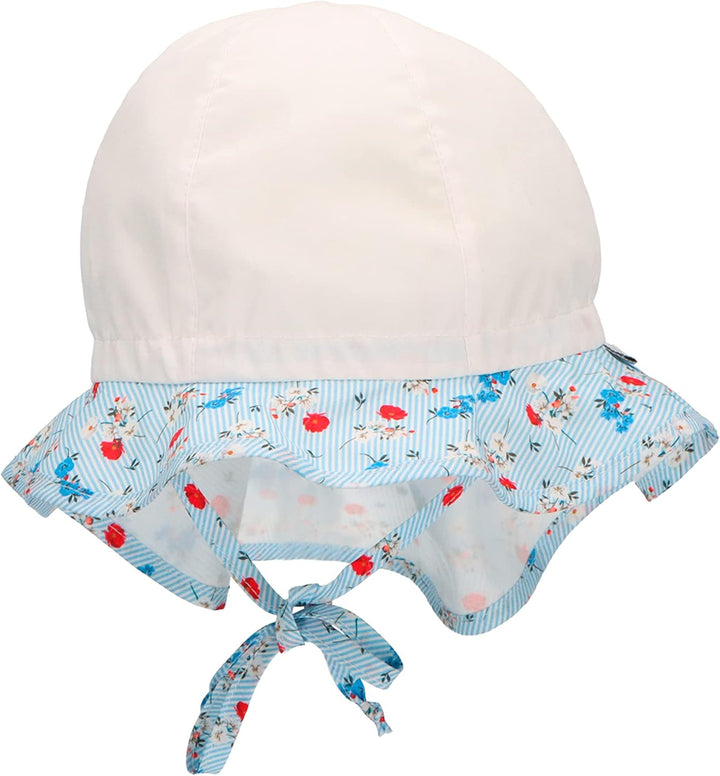 Sterntaler Mädchen Sonnenhut Blumenkranz Hut 53 Weiss, 53 Weiss