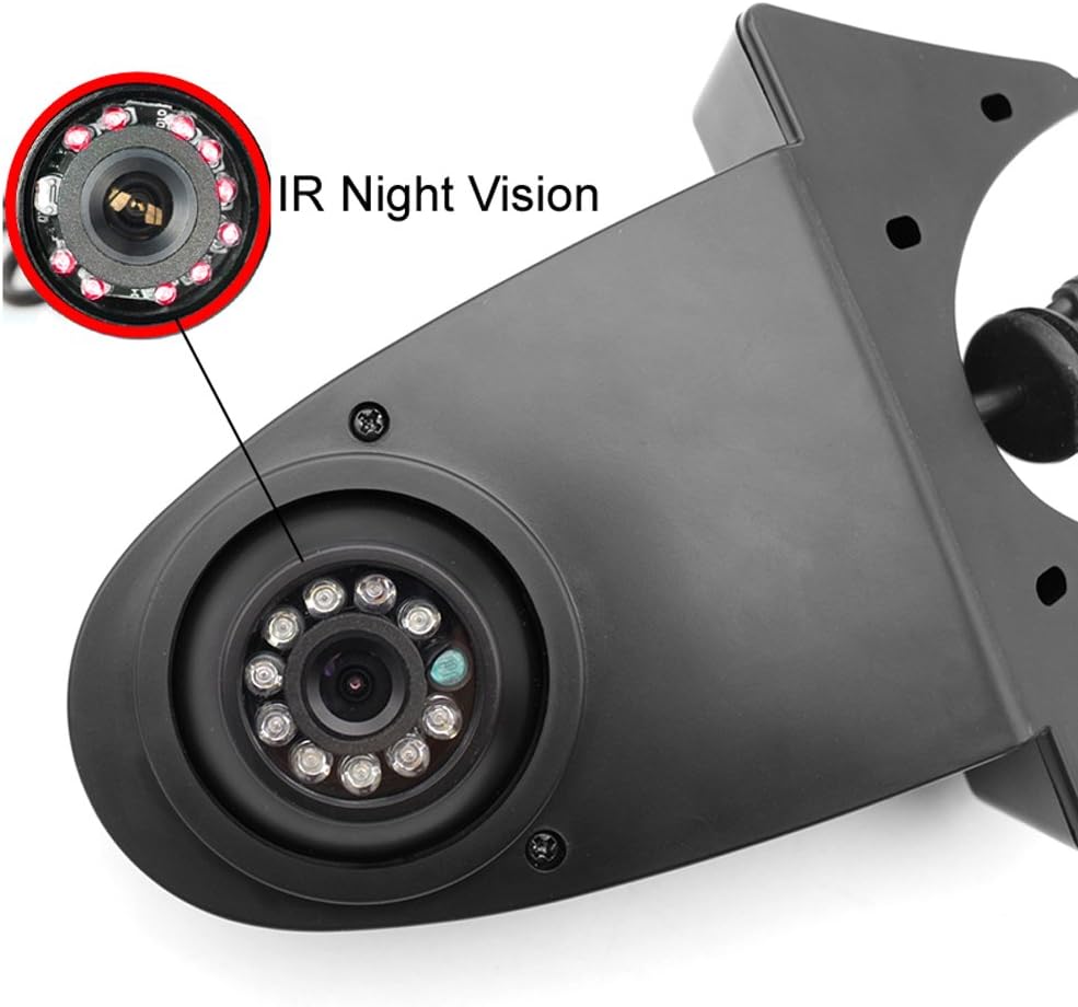 Kalakus Rückfahrkamera Universal Bremslicht Kamera integriert in 3. Bremsleuchte Rückfahrsystem für
