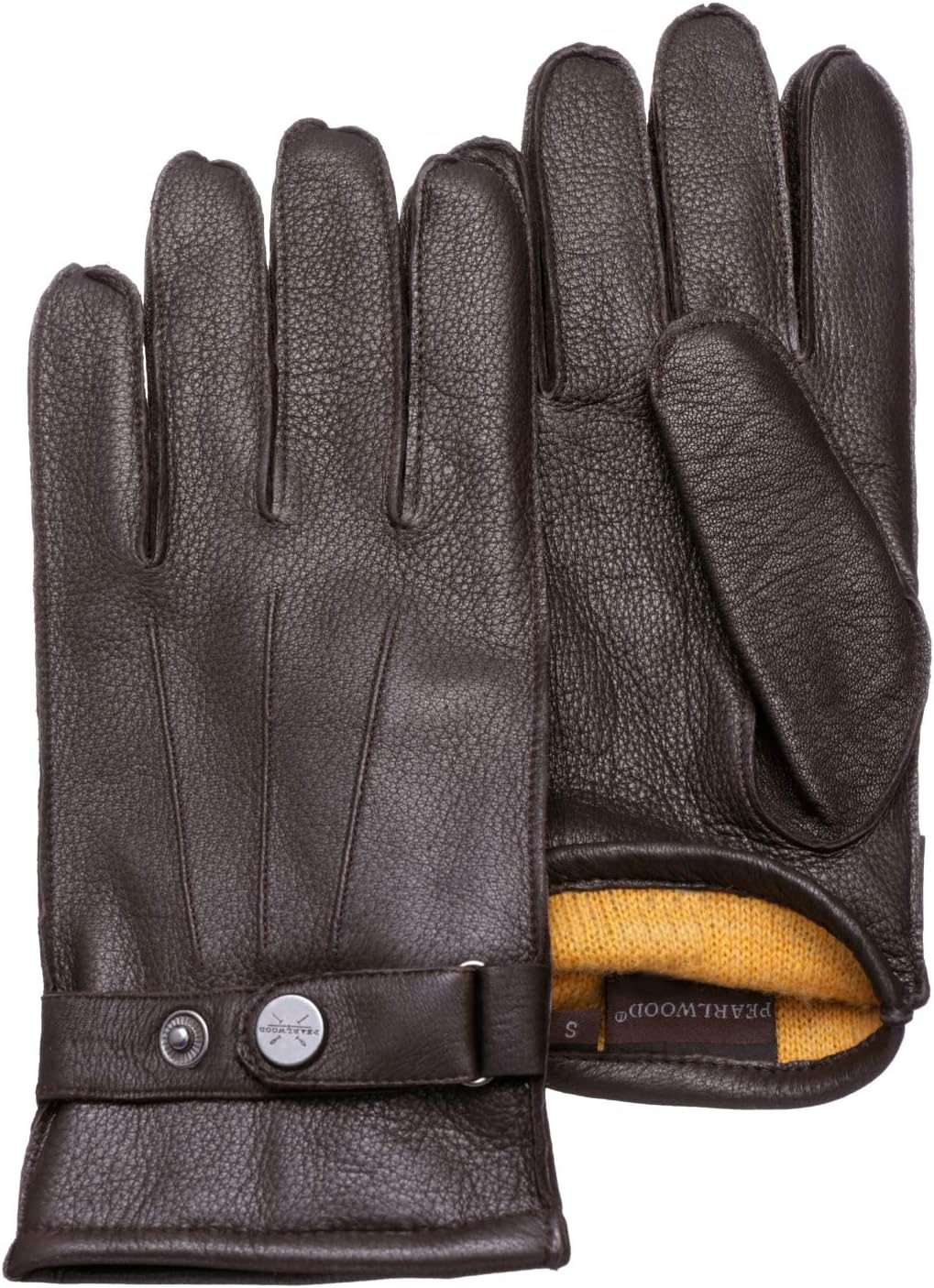 PEARLWOOD Herren Handschuhe HENRY aus Hirschleder L (9.5) d.brown (310), L (9.5) d.brown (310)
