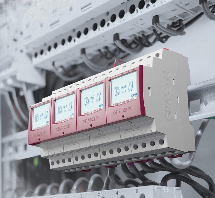 Grässlin 43.03.0001.1 talento smart C15 - Digitale Astro-Schaltuhr mit Bluetooth, App-Programmierung