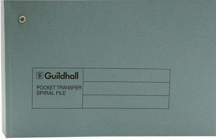 Guildhall Schnellhefter mit Innentasche 315 g/m² Kapazität 38 mm Folio-Format 25 Stück blau