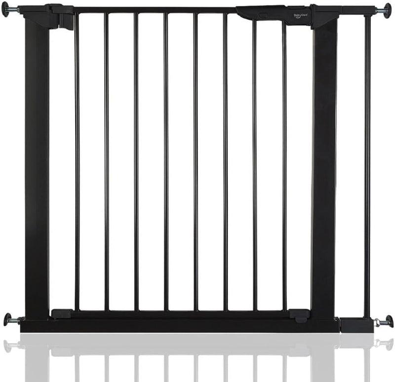 BabyDan Premier wahre Druck schwarz Schutzgitter Treppengitter Türschutzgitter 73,5-79,6cm 73,5 - 79