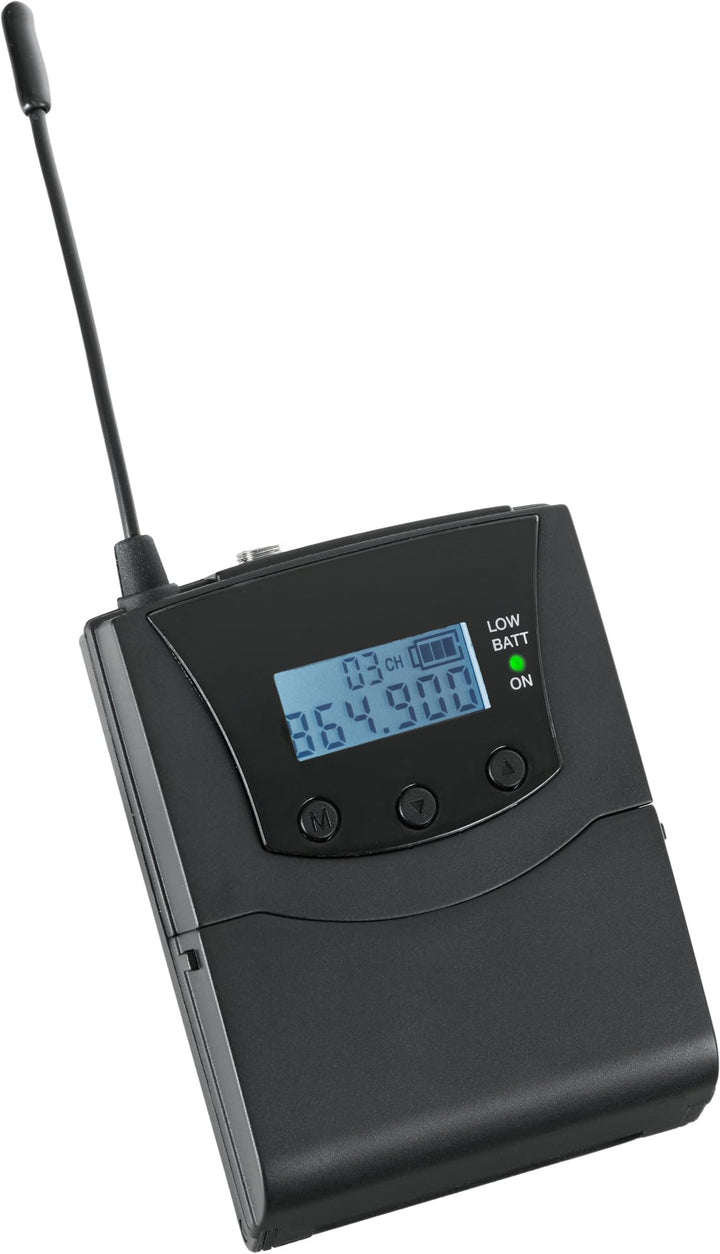 Pronomic Silent Disco V2 SDR BP30 Bodypack Receiver - Kabelloser Funkempfänger für Silent Disco und
