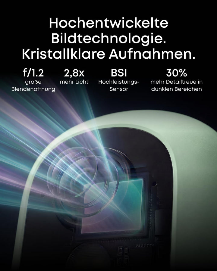 eufy eufyCam C35, Kabellose Überwachungskamera Aussen & Innen, Magnetische Halterung, Farbnachtsicht