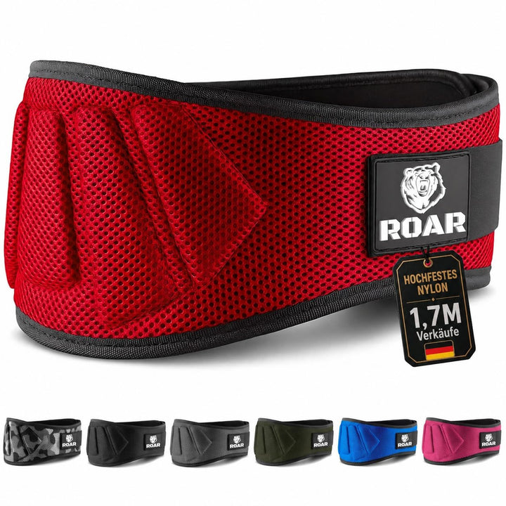 Roar® Gewichthebergürtel Herren und Damen, Lifting Belt for Gym, Powerlifting Gürtel Gewichtheben, W