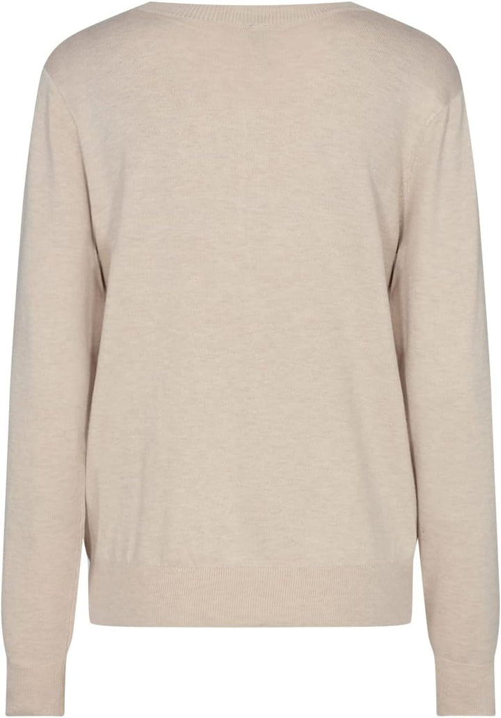 SOYACONCEPT Damen Pullover M 91620 Cream Melange, M 91620 Cream Melange