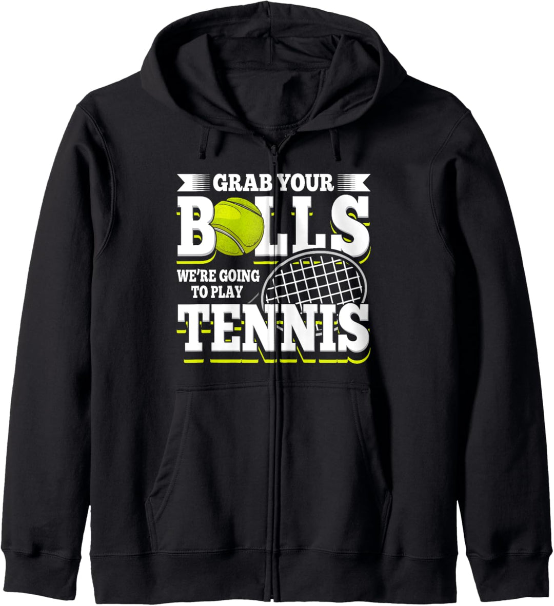 Lustiges Tennis-Outfit Tennis Training Tennisspieler Design Kapuzenjacke