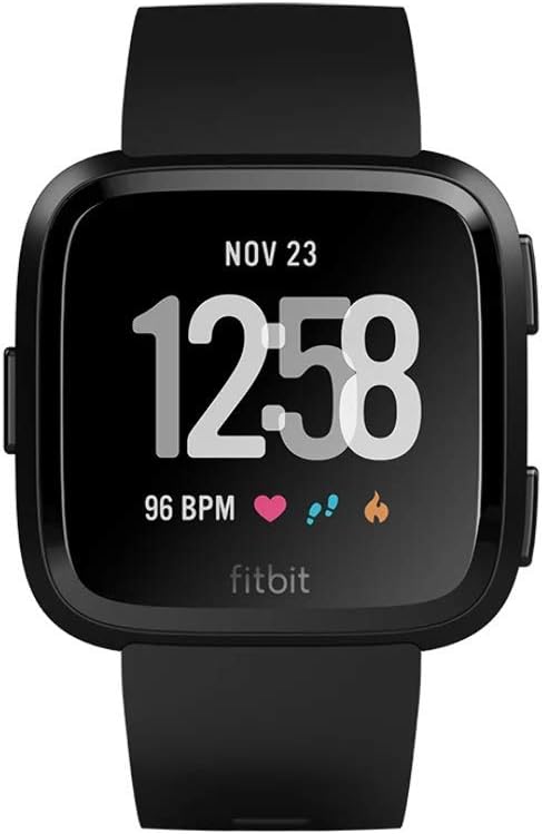 Fitbit Versa Gesundheits- & Fitness Smartwatch mit Herzfrequenzmessung, 4+ Tage Akkulaufzeit & Wasse