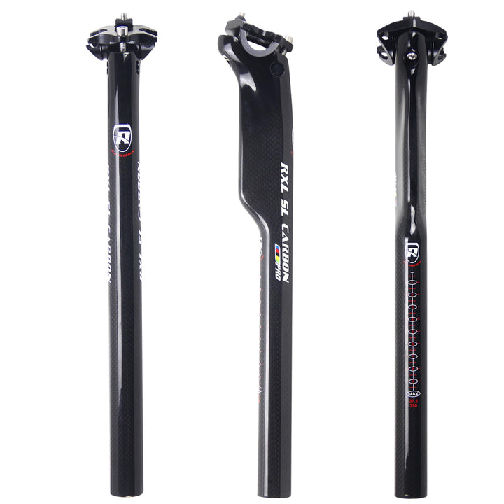 Sattelstütze Carbon，RXL SL MTB sattelstütze 27.2/30.8/31.6mm Fahrrad sattelstütze schwarz 350/400mm