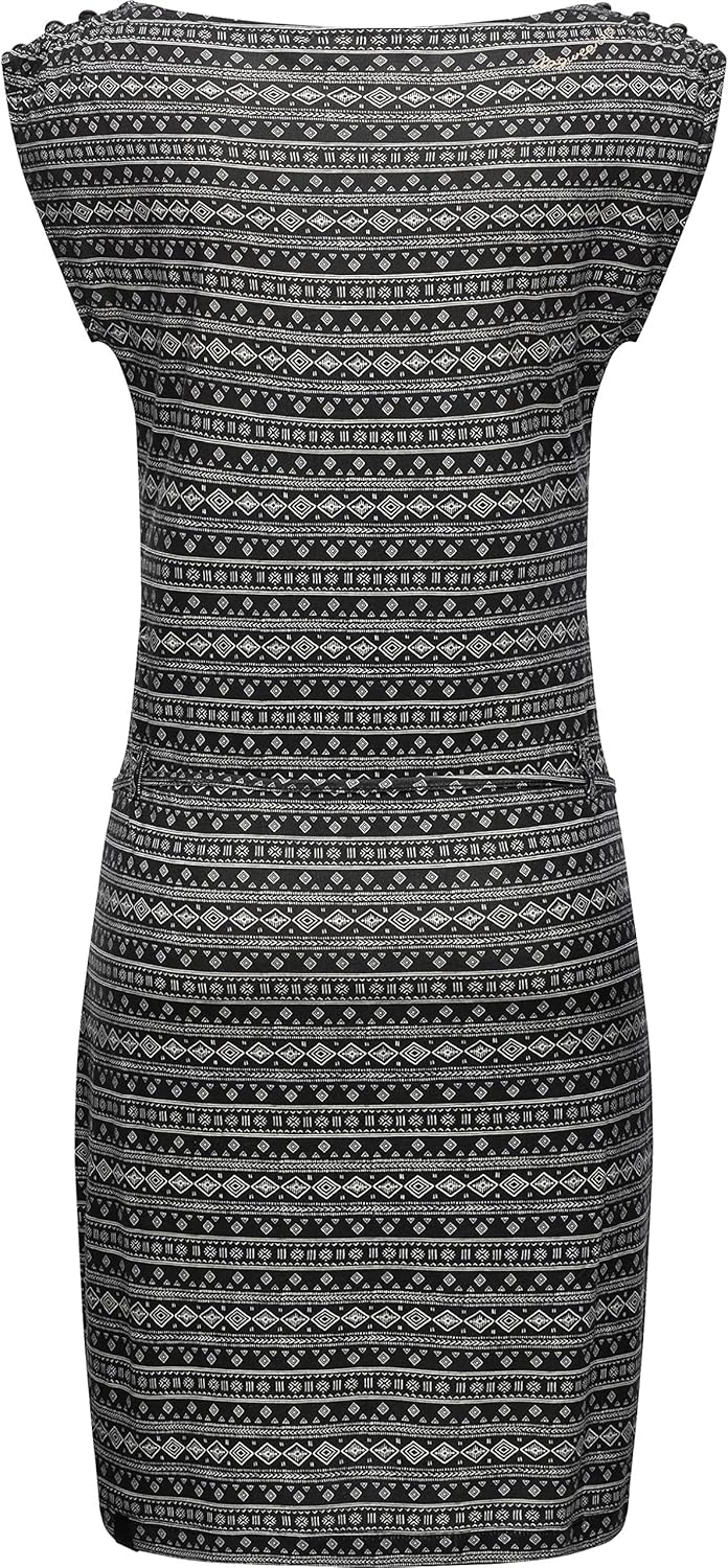 Ragwear Damen Kleid Sommerkleid kurz aus Biobaumwolle und Lyocell Chego Organic XS-XXL XL Kurz Schwa