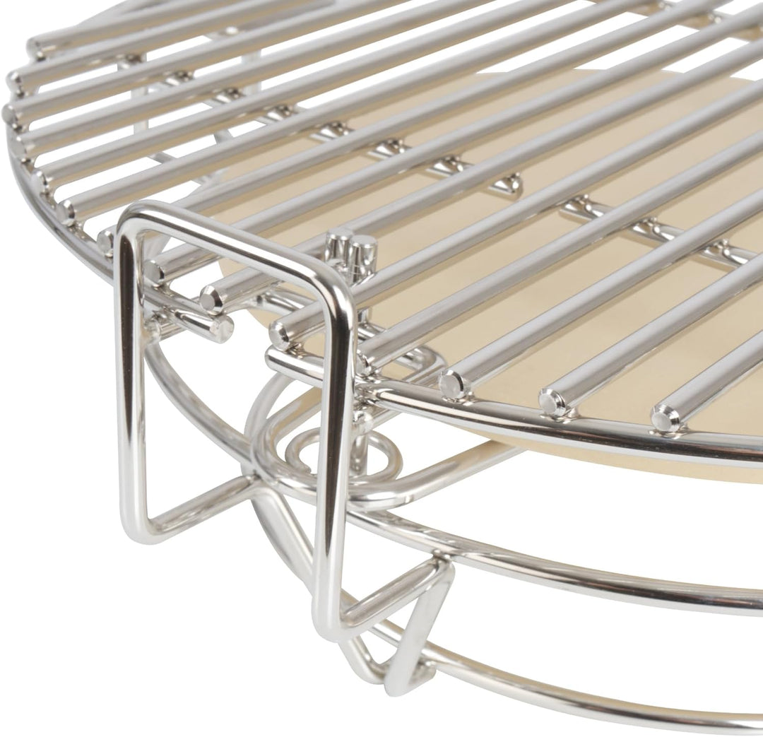 BBQ-Toro Flexibles Kochsystem für Kamadogrill Ø 39 cm | Edelstahl Grillaufsatz 3 Ebenen mit Grillros