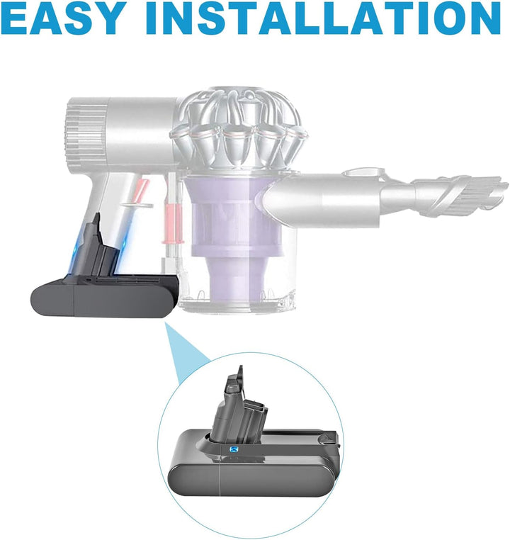 Ersatzakku V6 für Dyson V6 DC58 DC59 DC61 DC62 DC72 DC74 Absolute Animal Motorhead Slim SV03 SV04 SV