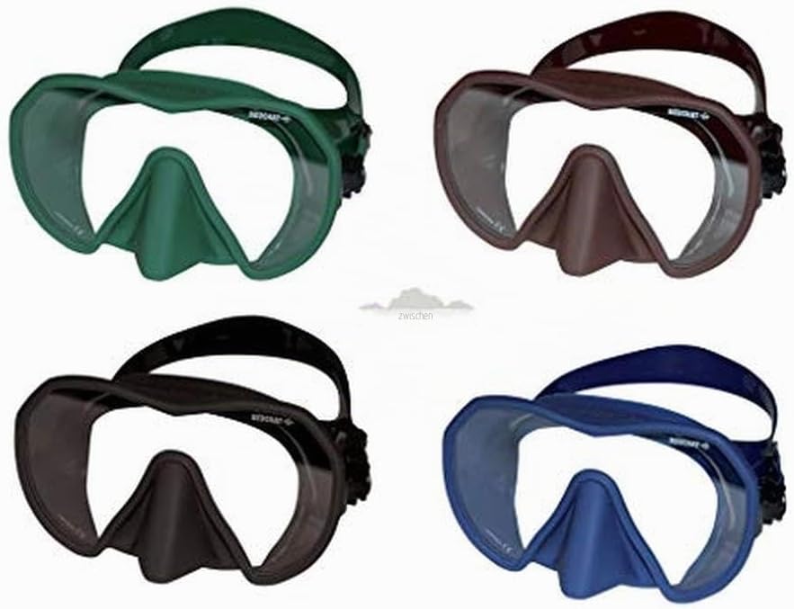 BEUCHAT Unisex-Adult Maxlux S Diving Mask Einheitsgrösse Weiss, Einheitsgrösse Weiss