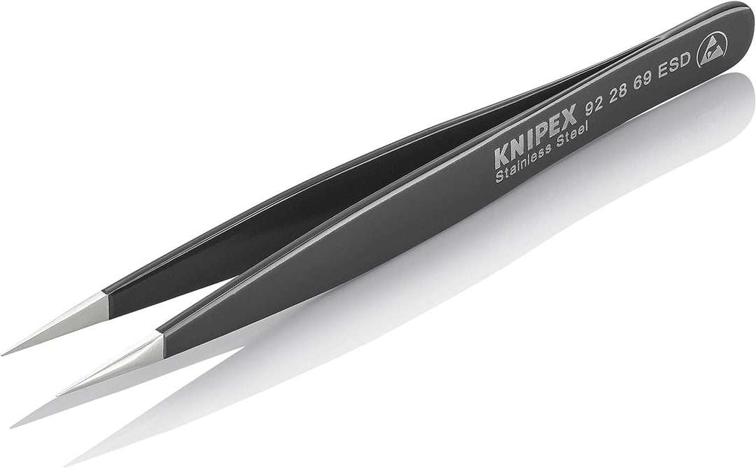 KNIPEX Universalpinzette ESD Mattiert Glatt 120 mm, 92 28 69 ESD