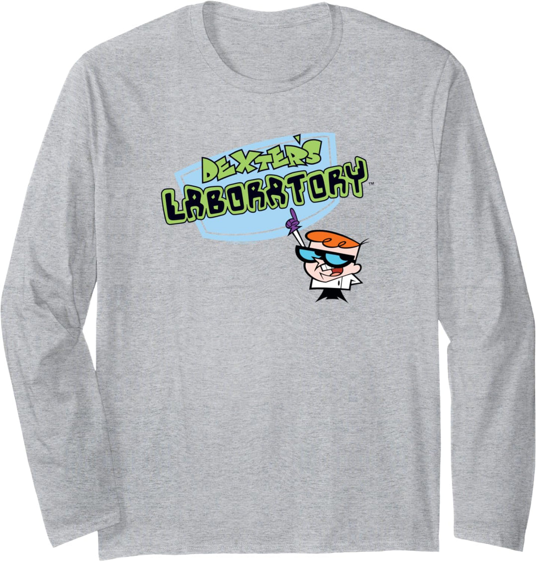 Dexter's Laboratory Logo Langarmshirt