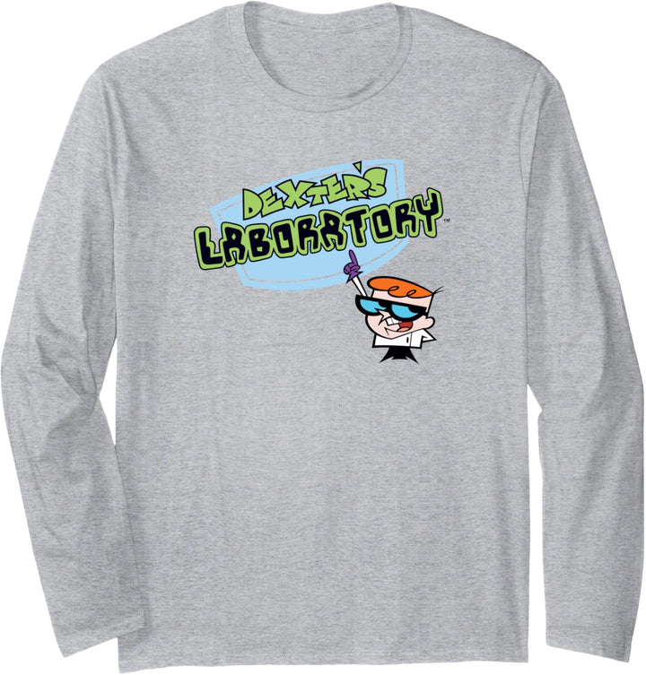 Dexter's Laboratory Logo Langarmshirt