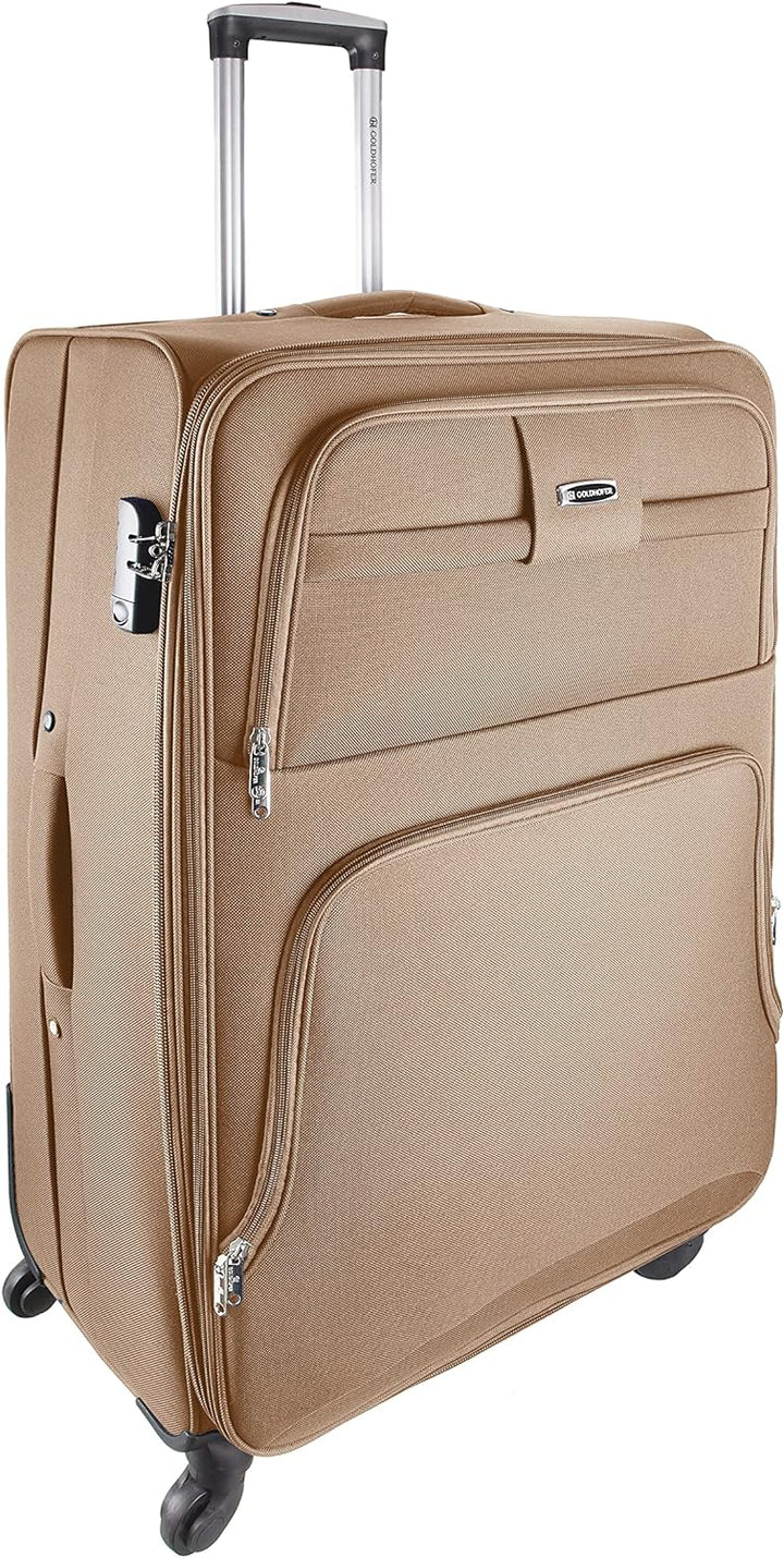 Goldhofer® Reisekoffer Set in 4 Grössen und 4 Farben (Beige)
