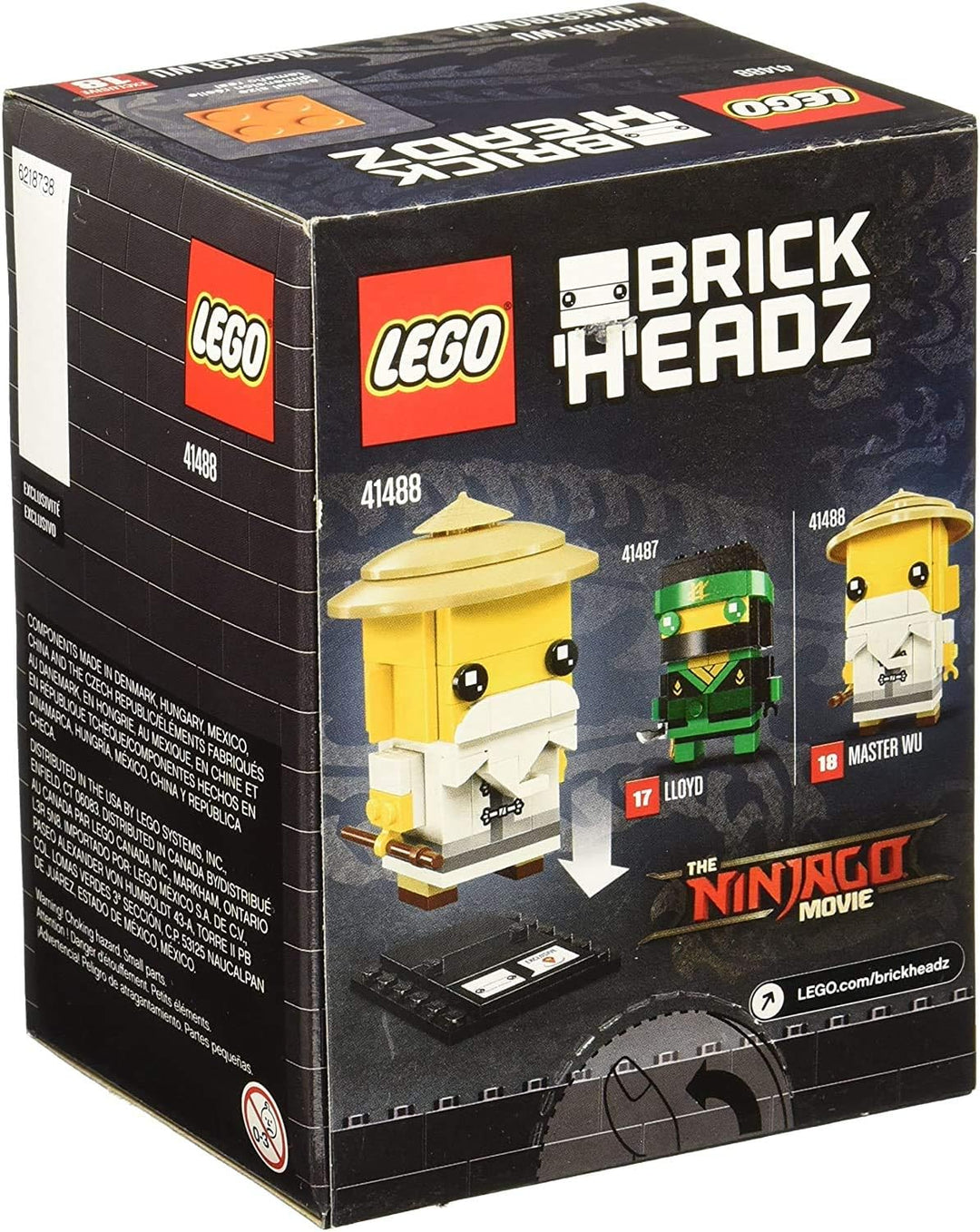 LEGO 41488 Exc Brickheadz Ninjago Maestro Wu