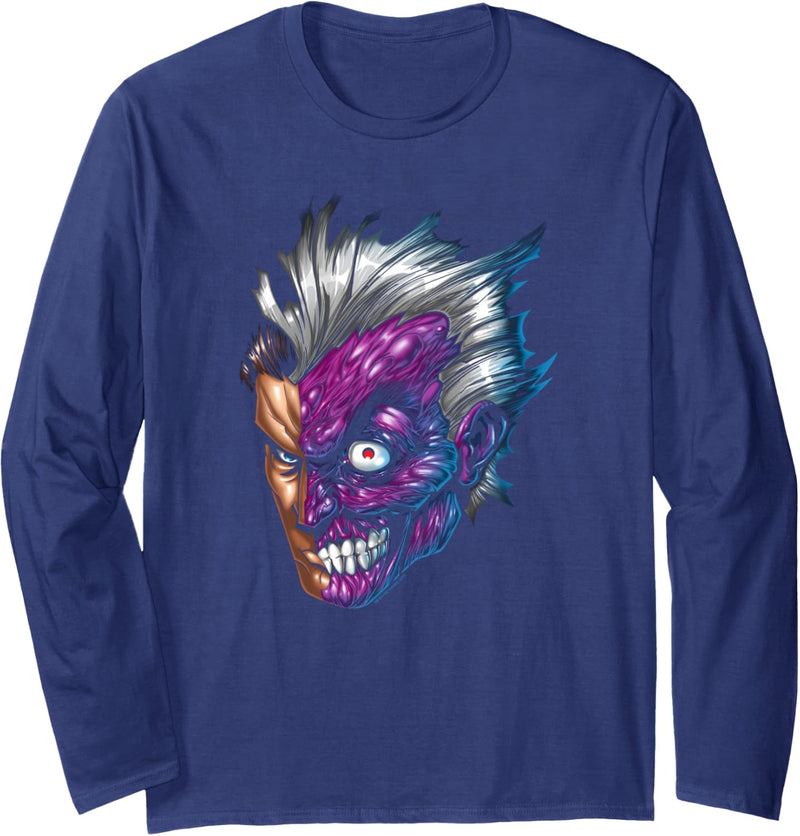 Batman Two-Face Just Face Langarmshirt