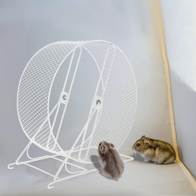 Mikikit Laufrad Für Hamster Kleines Hamsterrad Ratten-übungsrad Laufrad Metall Nager Hamsterball 10