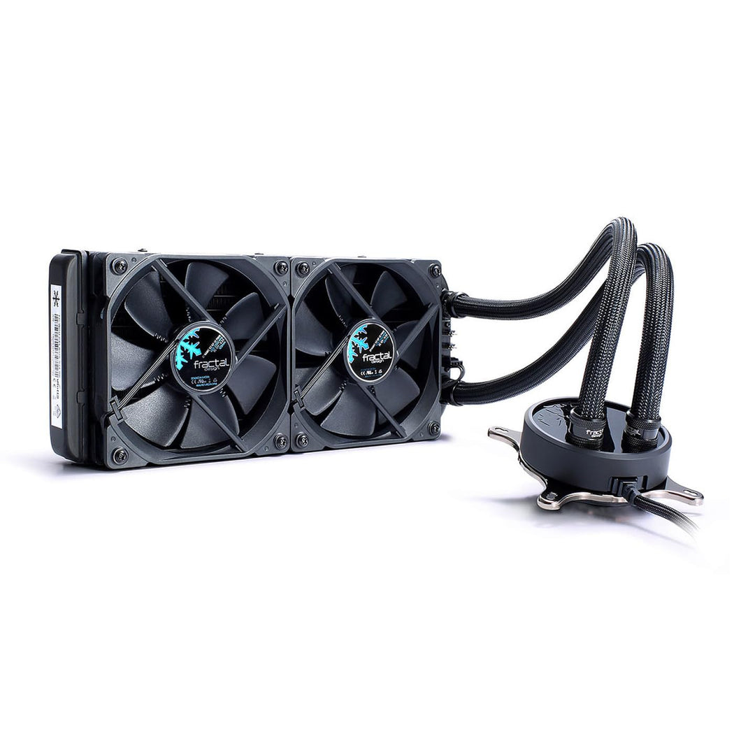 Fractal Design Celsius S24 Blackout - Water Cooling Unit Wasserkühlung, Lüfter für (High end) Gaming