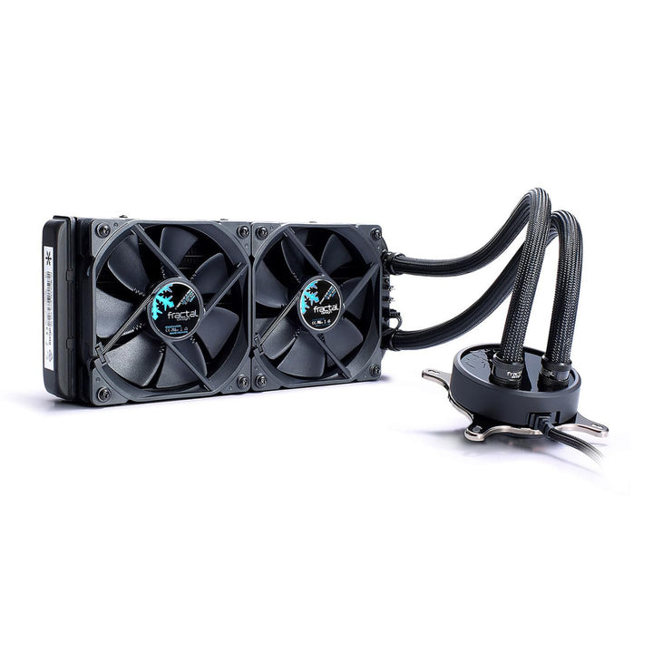 Fractal Design Celsius S24 Blackout - Water Cooling Unit Wasserkühlung, Lüfter für (High end) Gaming