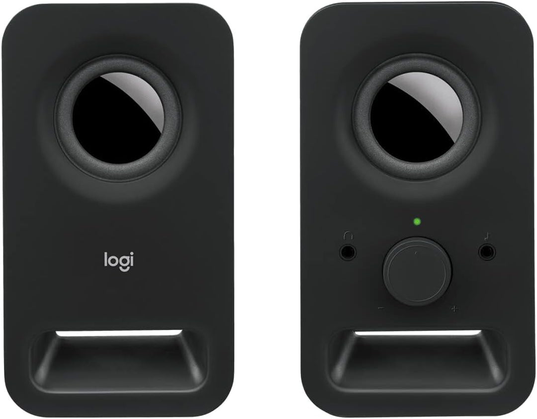 Logitech Z150 PC-Lautsprecher, Stereo Sound, 2 Lautsprecher, 6 Watt Spitzenleistung, 3,5 mm Eingang,