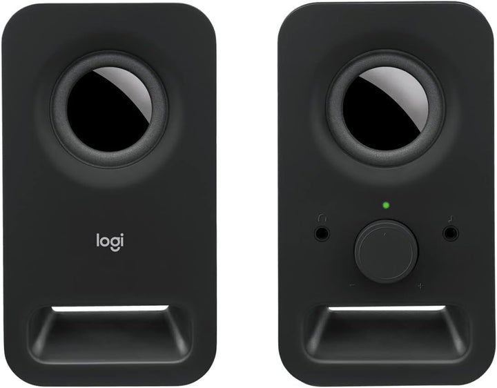 Logitech Z150 PC-Lautsprecher, Stereo Sound, 2 Lautsprecher, 6 Watt Spitzenleistung, 3,5 mm Eingang,