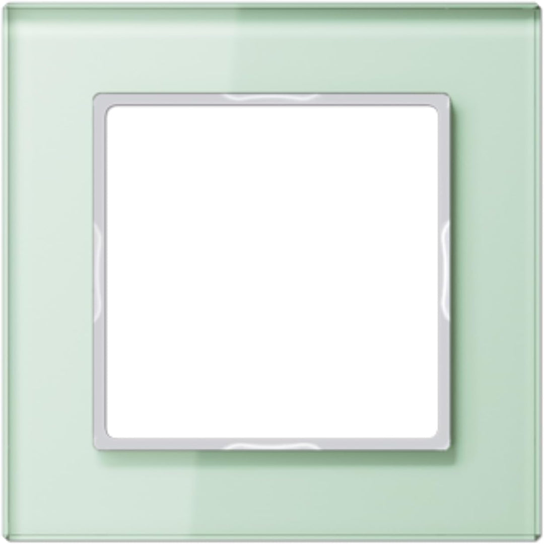 Jung AC 581 GL WMT AC581GLWMT Rahmen Glas 1fach Serie A Creation mattweiss