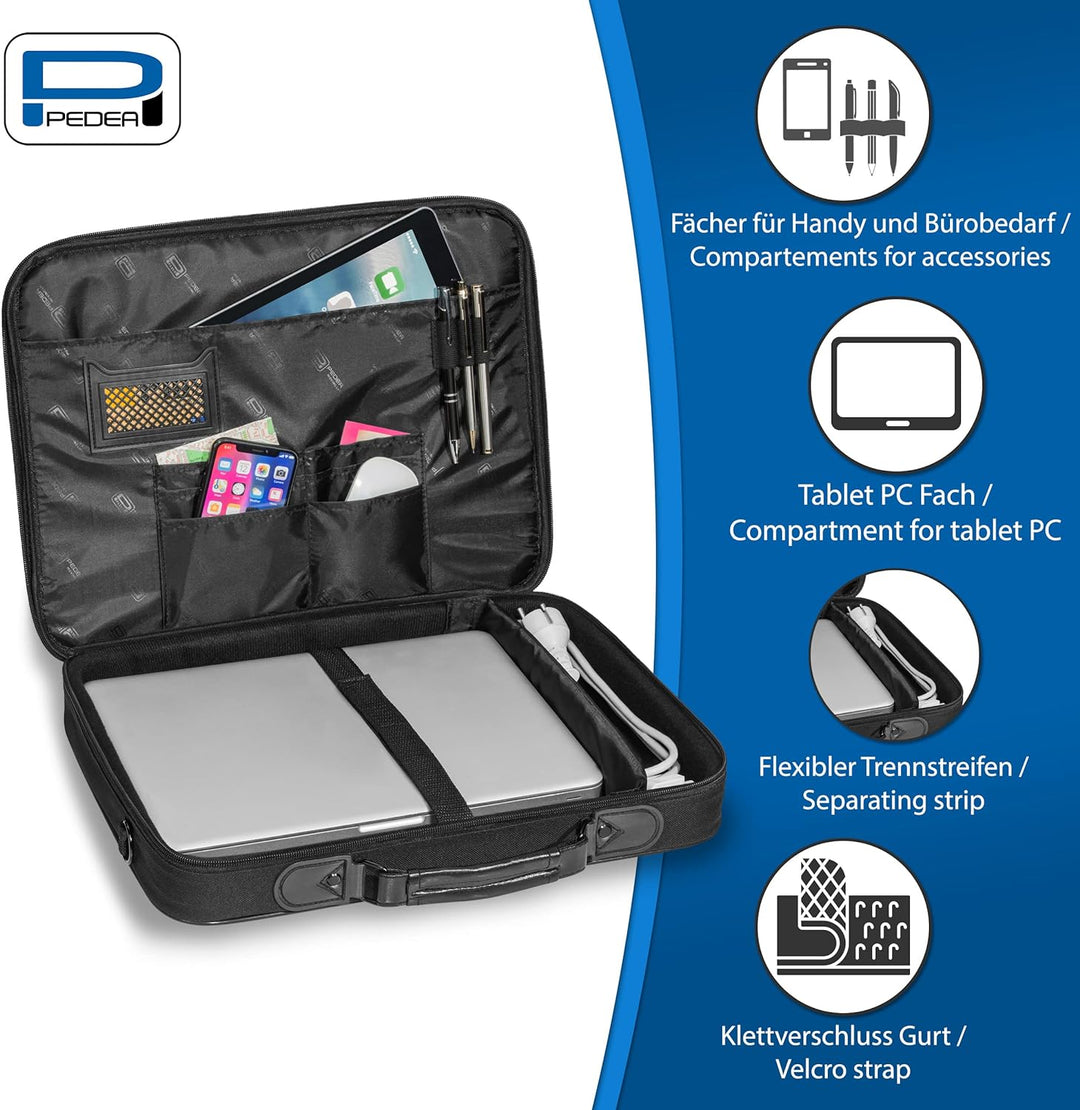PEDEA Notebook-Tasche "Trendline" Starter Kit für Notebooks mit Displaygrössen bis 13,3 Zoll (33,8cm