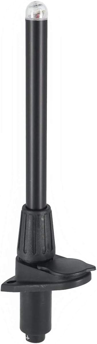 wellenshop LED Rundumleuchte Navigationslicht Positionslampe Boot Schiff mit Mast Grösse 25 cm steck