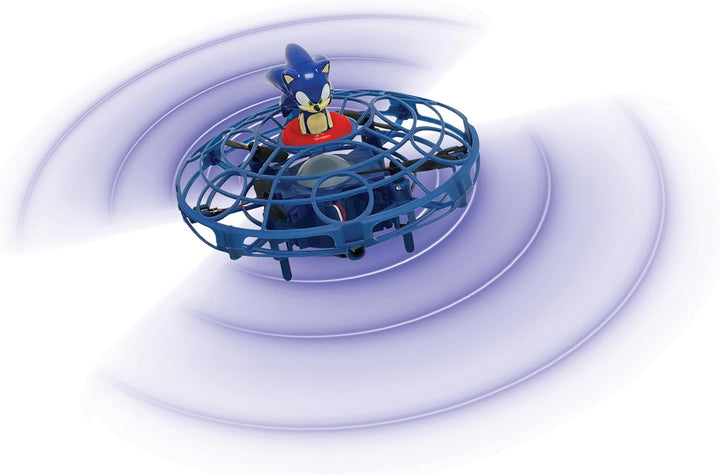 Lexibook, RC UFO Flying Sonic mit Lichtern und Gestensteuerung, freihändige Steuerung mit wiederaufl