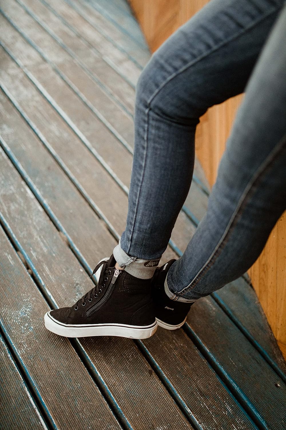 BROGER California TEX Textil Motorradschuhe Elastopan Knöchelschutzverstärkte Fersen und Zehen Doppe