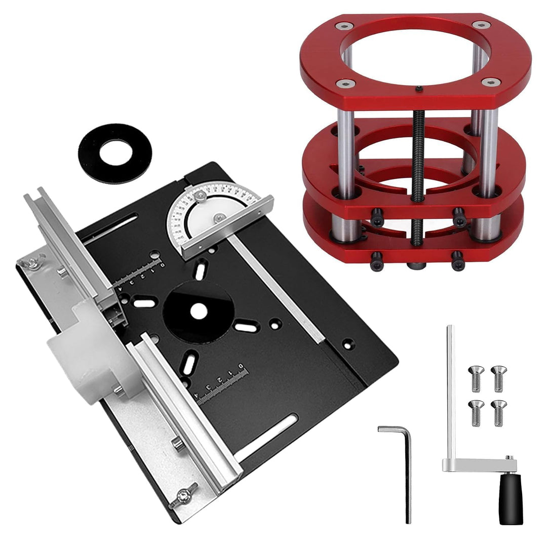 Frästisch für Oberfräsen Tisch, Oberfräsentisch, Frästisch-Einlegeplatten, Maximum Lift 51mm, Tischf
