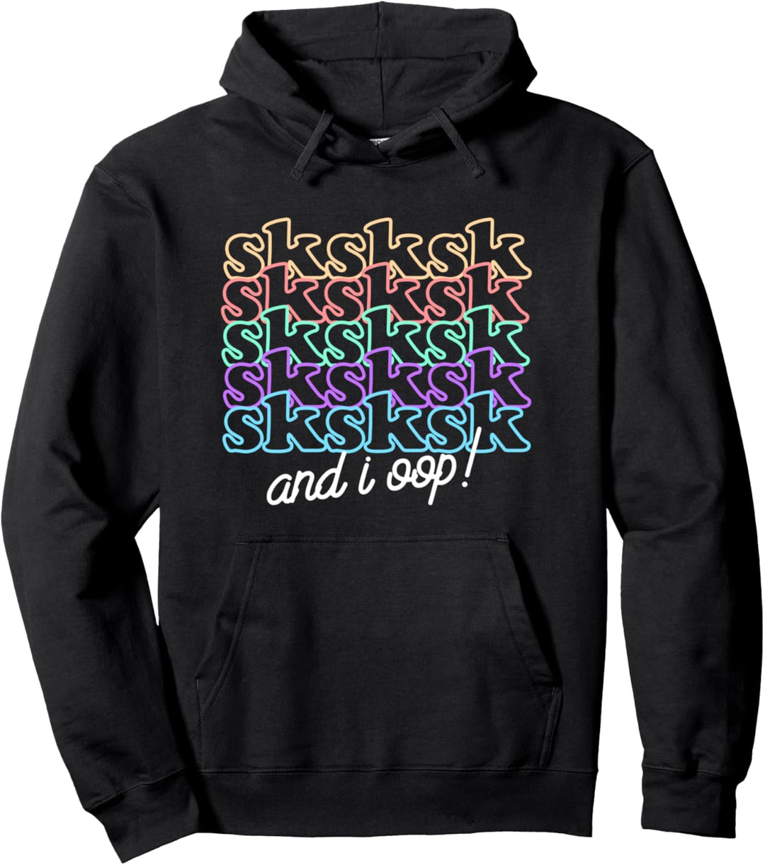 Cute SKSKSK And I Oop - Skip A Straw Save the Turtles Pullover Hoodie