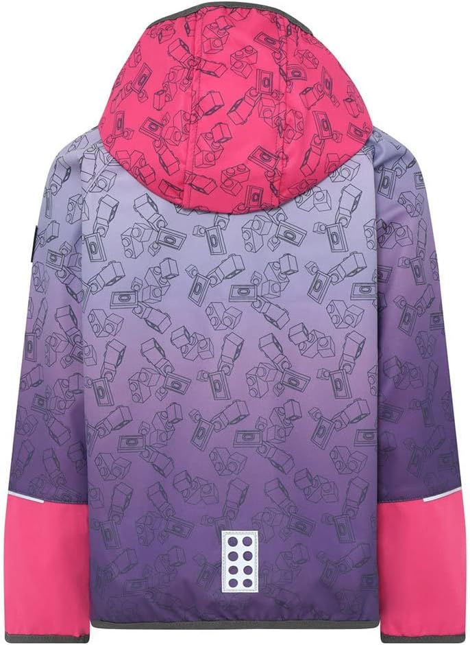 LEGO Mädchen Shell-Jacke 134 432 Lilac Rose, 134 432 Lilac Rose
